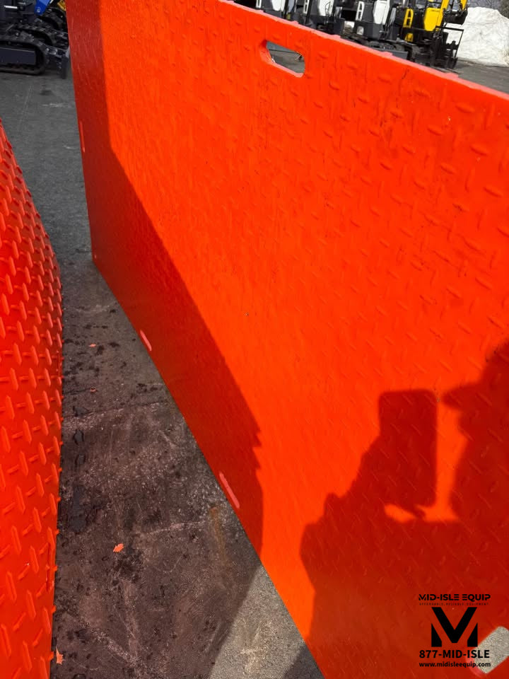 TPM 8'X4' GROUND PROTECTION MATS HDPE 1/2" BLACK