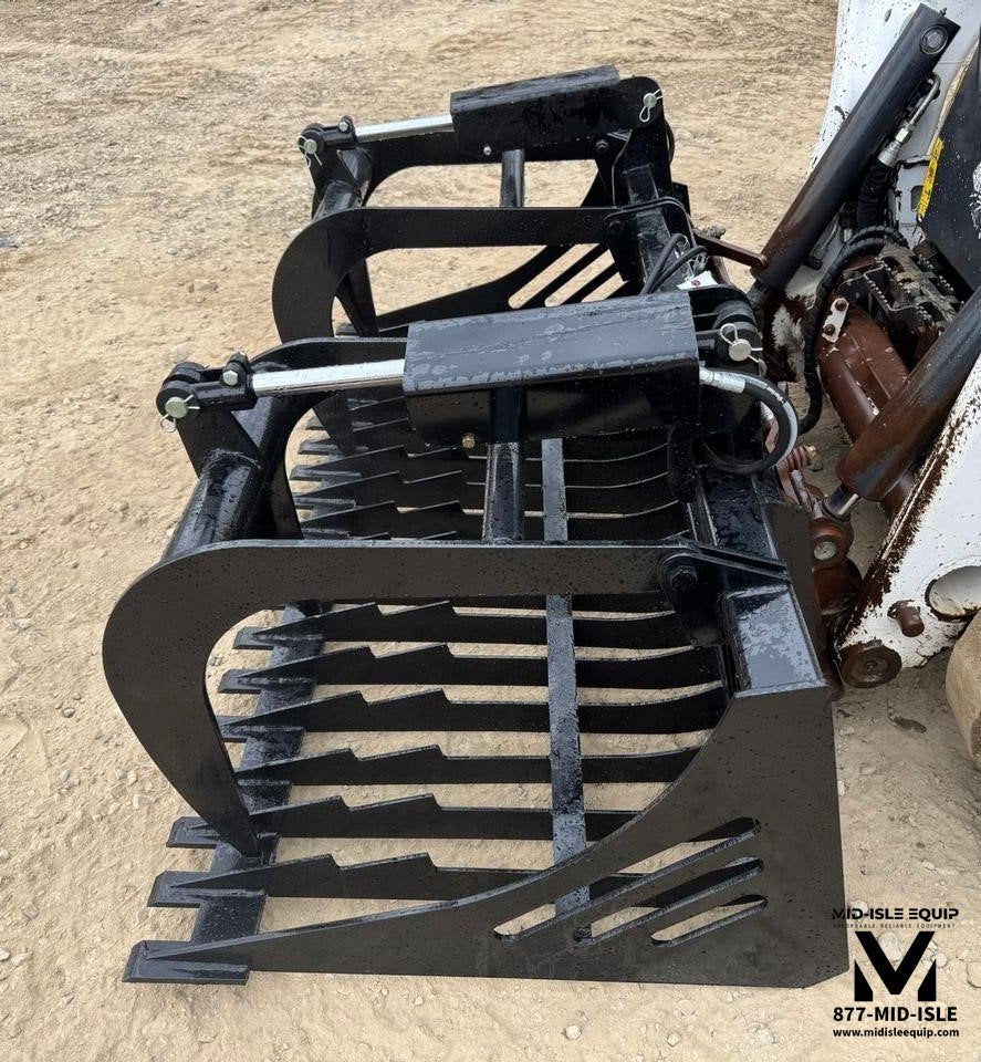 72" WILDCAT ROCK GRAPPLE SKELETON BUCKET FOR SKID STEER