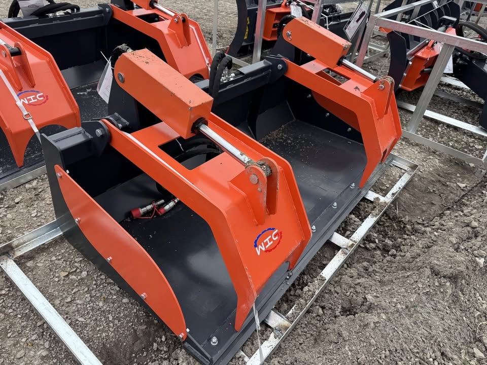 72" FLAT BOTTOM GRAPPLE DEMO BUCKET SKID STEER