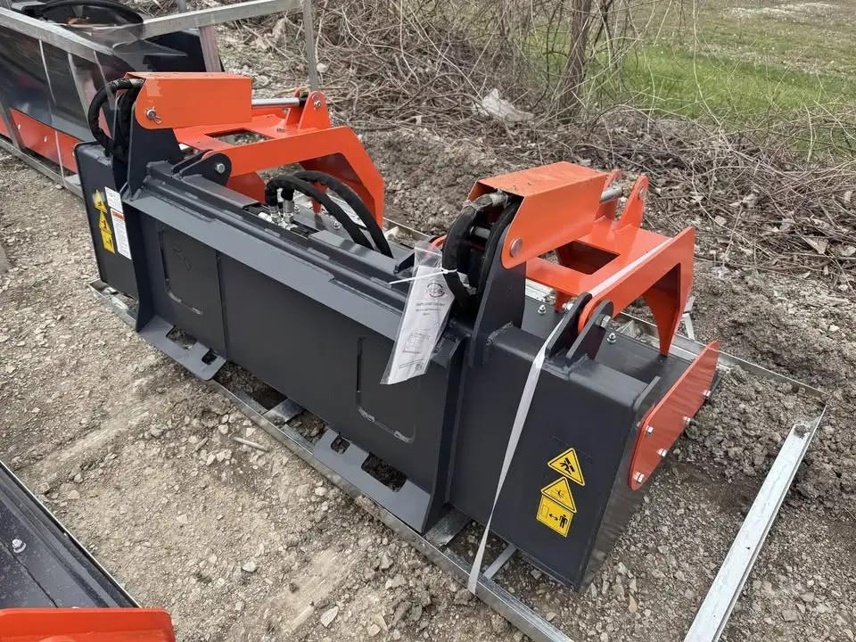 72" FLAT BOTTOM GRAPPLE DEMO BUCKET SKID STEER by WIG