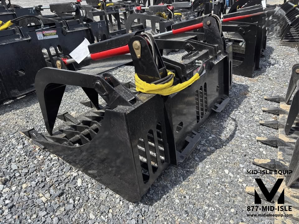 72" Extreme Duty Grapple Rock Bucket for Skid Steer