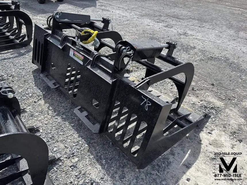 78" WILDCAT HD ROCK GRAPPLE BUCKET WITH TEETH FOR SKID STEER by Wildcat