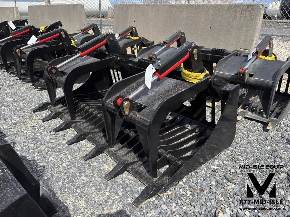 NEW 72" EXTREME DUTY ROCK GRAPPLE BUCKET FOR SKID STEER