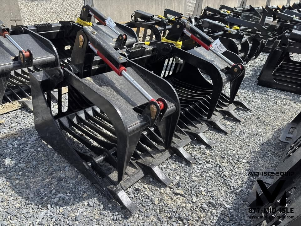 72" Extreme Duty Grapple Rock Bucket for Skid Steer