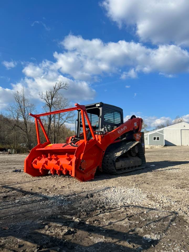 81" AGT HD DRUM FORESTRY MULCHER SKID STEER