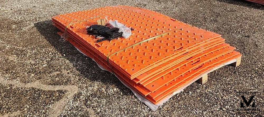 TPM 8'X4' GROUND PROTECTION MATS HDPE 1/2" BLACK