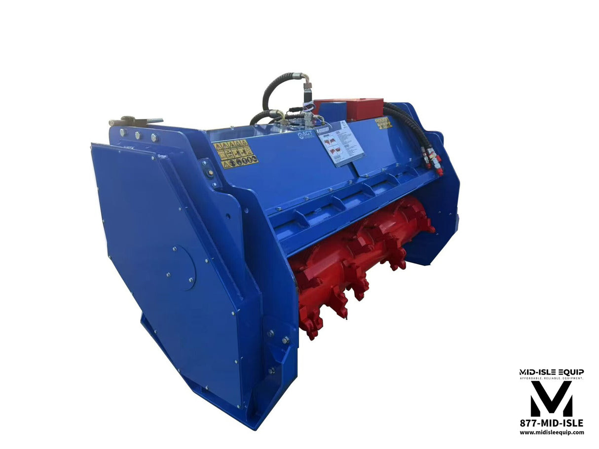 81" AGT HD DRUM FORESTRY MULCHER SKID STEER