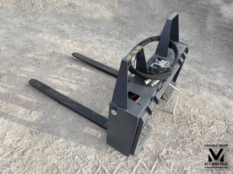 NEW HD 48" HYDRAULIC SIDE SHIFT FORKS FOR SKID STEER