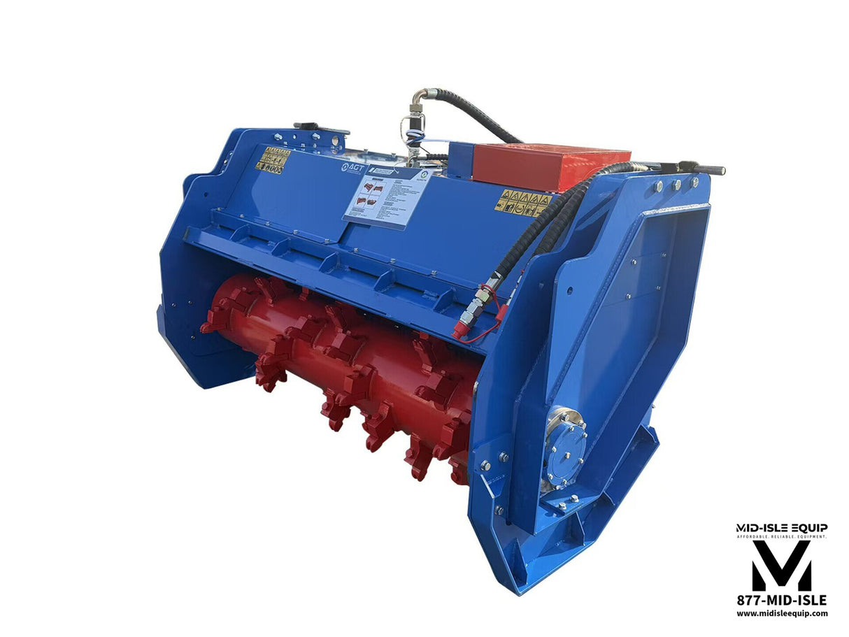 81" AGT HD DRUM FORESTRY MULCHER SKID STEER