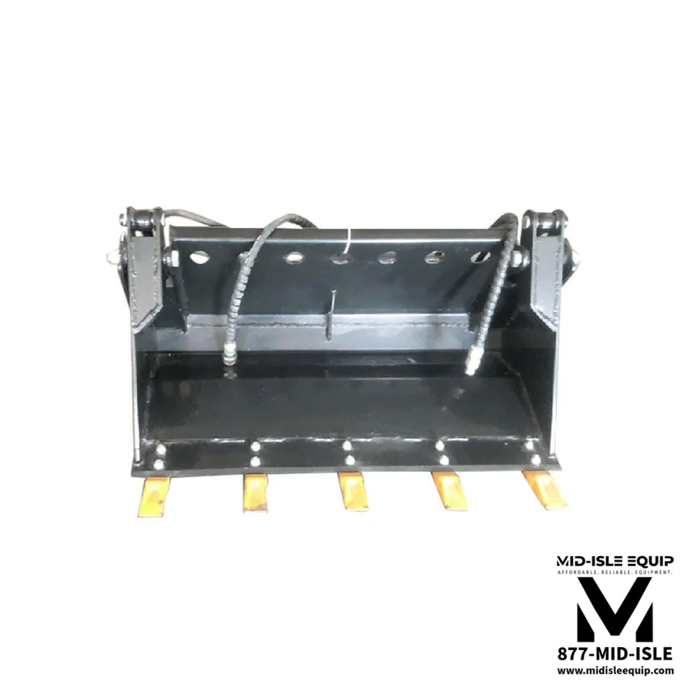 43" 4N1 COMBO BUCKET WITH TEETH FOR MINI SKID STEER DINGO