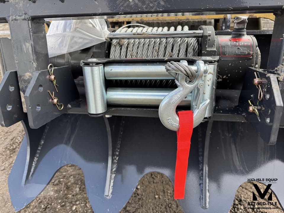 LANDHONOR 15K LB HYDRAULIC WINCH FOR SKID STEER