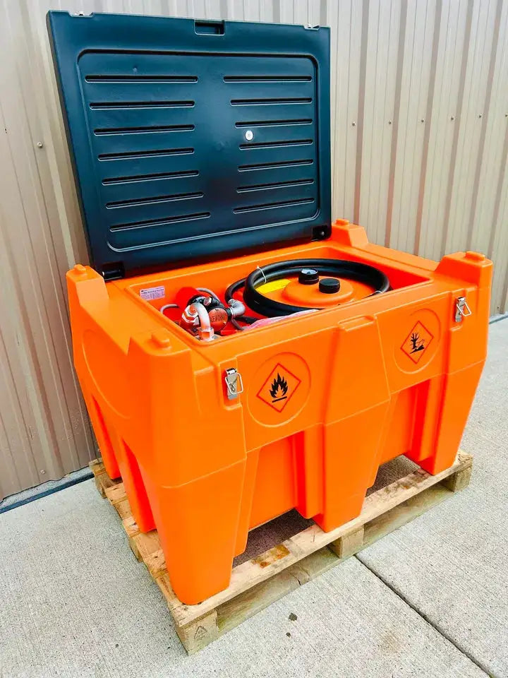116 GALLON DIESEL POLY FUEL TANK WITH PUMP by Mid-Isle Equipment