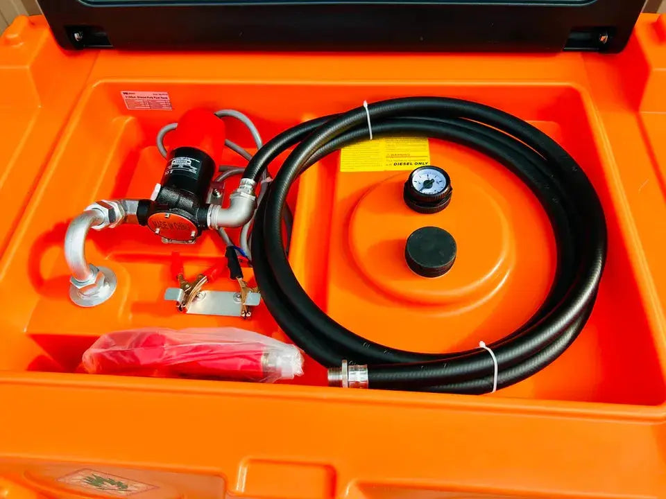 116 GALLON DIESEL POLY FUEL TANK WITH PUMP by Mid-Isle Equipment