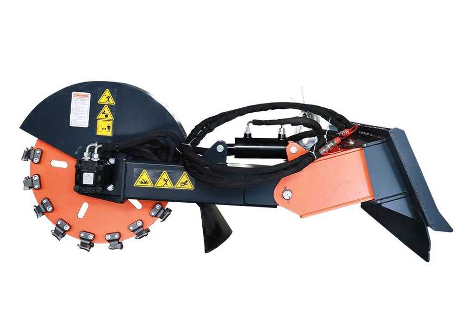 8" STUMP GRINDER ATTACHMENT FOR SKID STEER