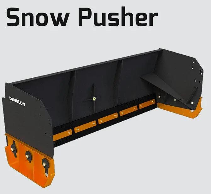 VIRNIG V60 10' SNOW PUSHER FOR SKID STEER by Virnig