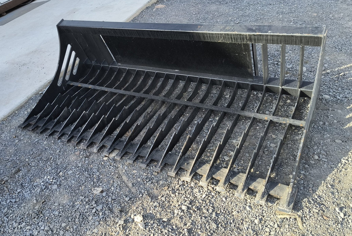 68" Wildcat Rock Skeleton Bucket for Skid Steer