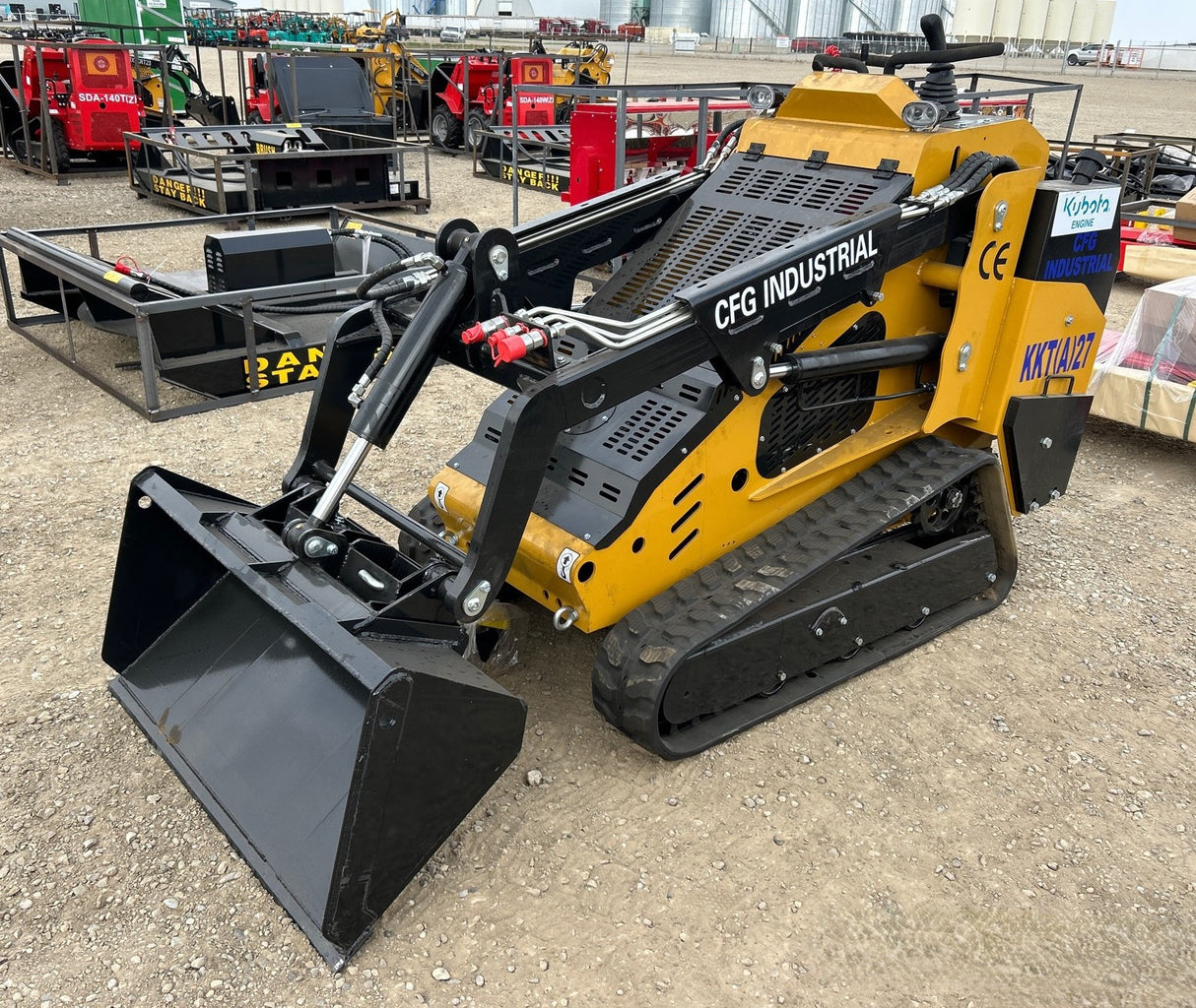 2025 CFG KKT27 Kubota Diesel Mini Skid Steer