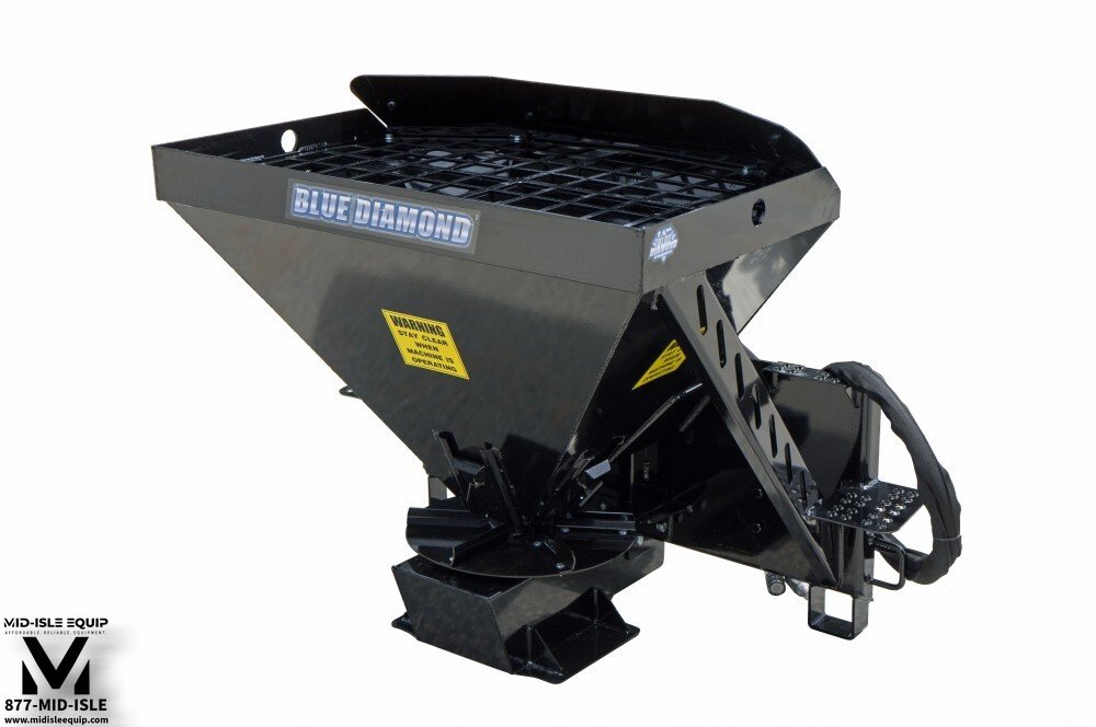 BLUE DIAMOND SALT SPREADER FOR SKID STEER