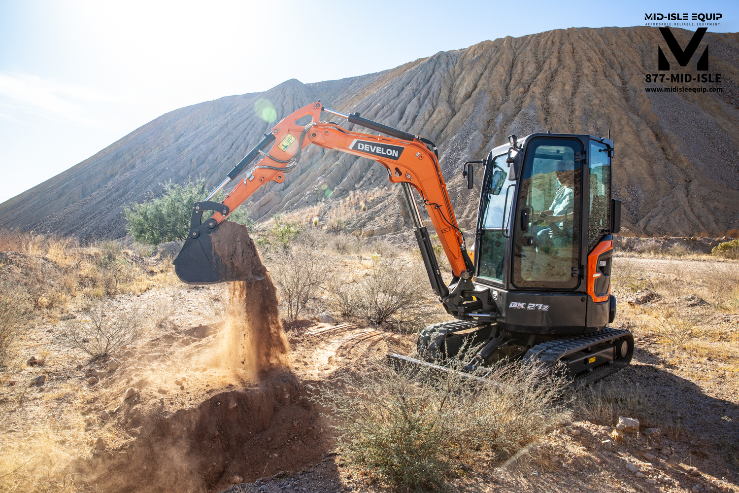 DEVELON DX27Z-7 Mini Excavator **LIMITED TIME $3000 REBATE**
