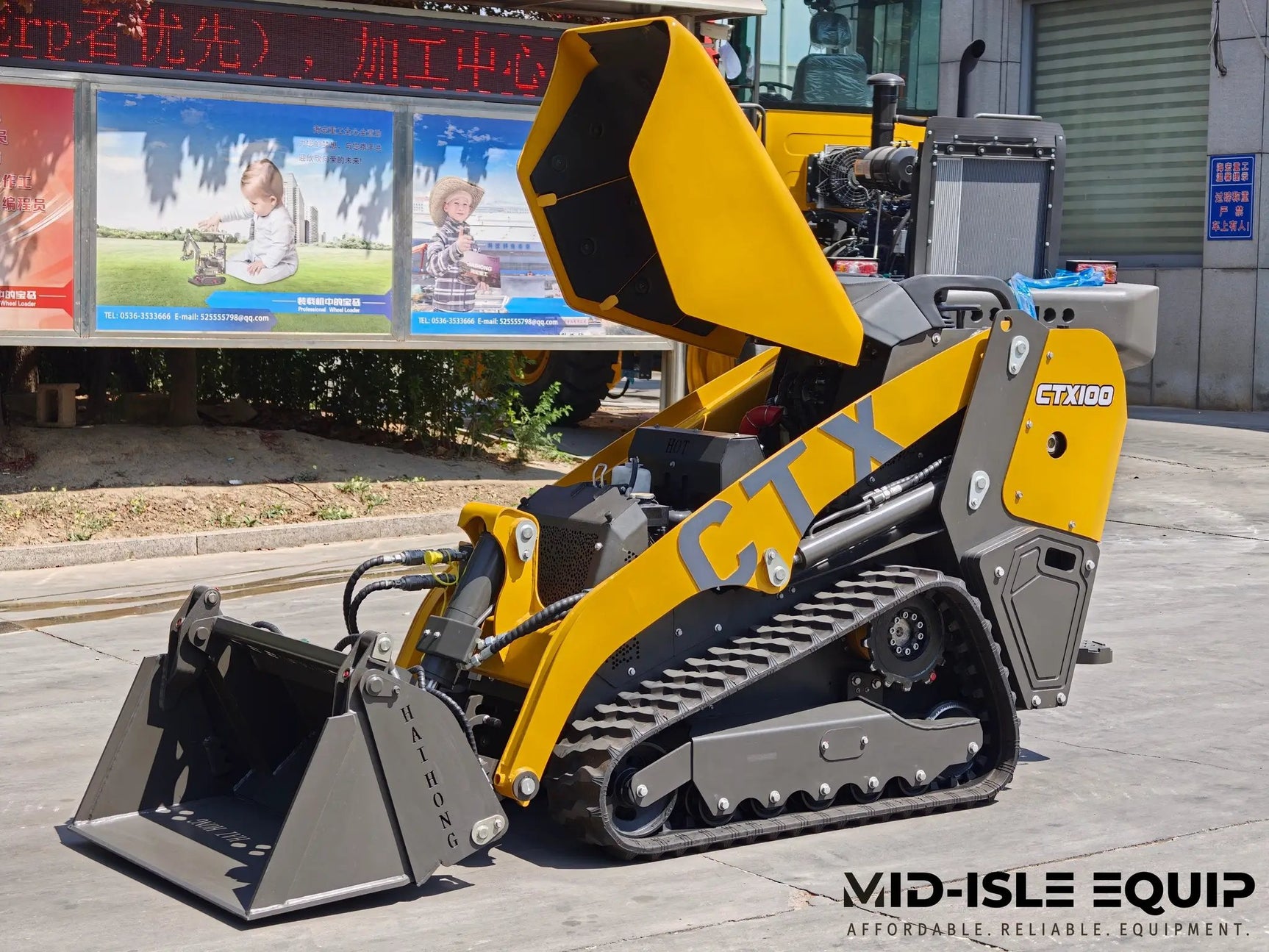2026 CTX100 MINI SKID TRACK LOADER 25HP KUBOTA DIESEL by Mid-Isle Equipment