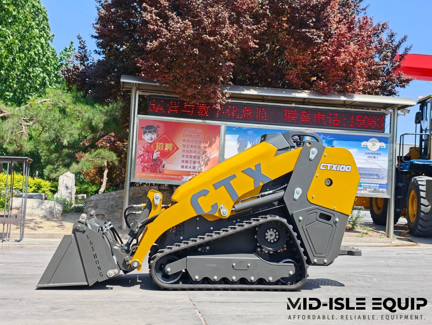 2026 CTX100 MINI SKID TRACK LOADER 25HP KUBOTA DIESEL by Mid-Isle Equipment