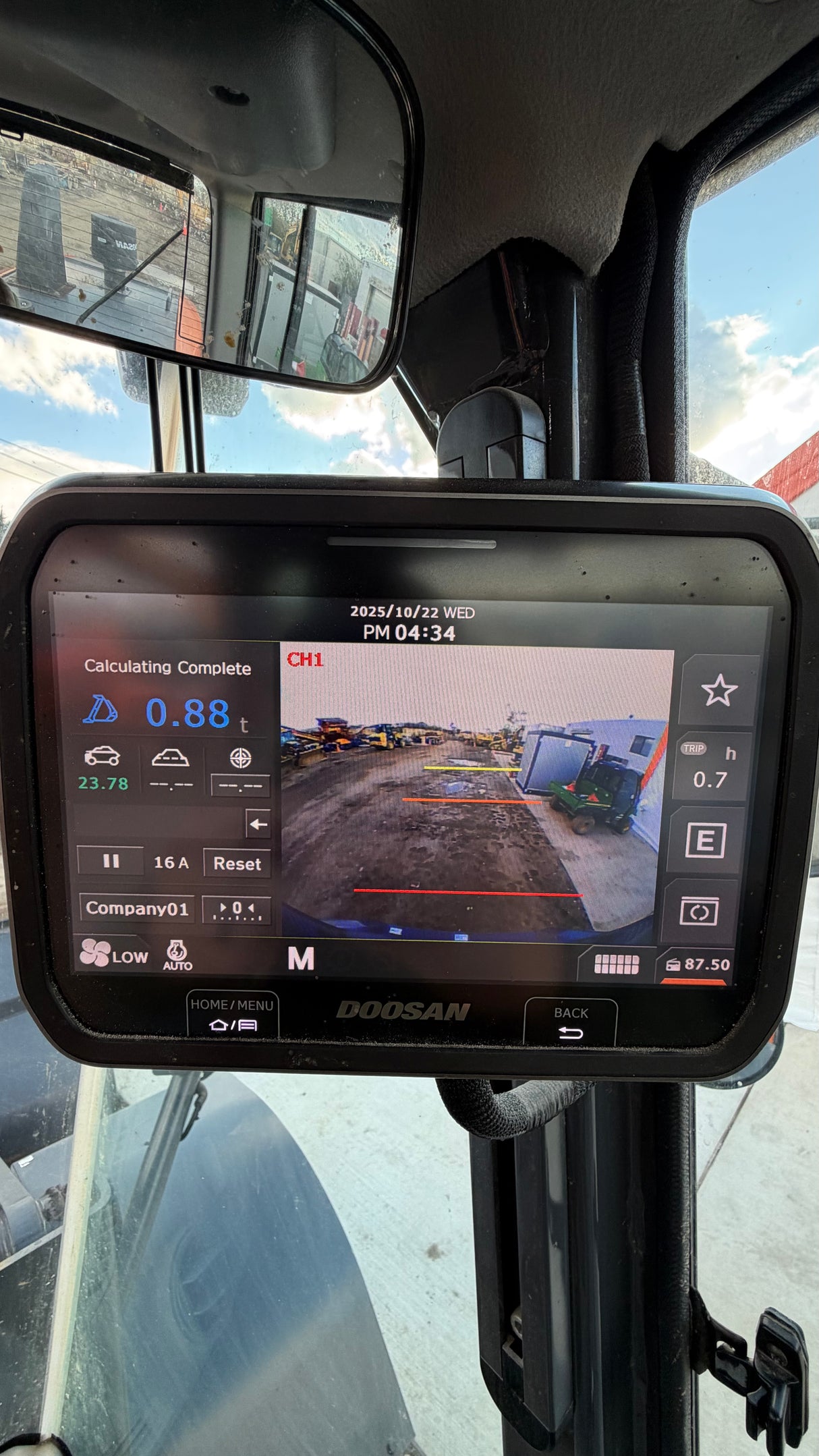 2022 DOOSAN DL250-7 FRONT END LOADER HIGH LIFT W/ SCALE