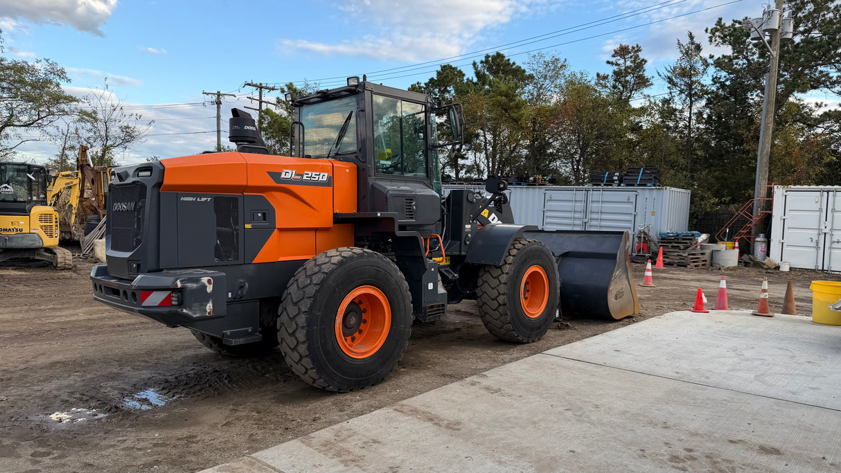 2022 DOOSAN DL250-7 FRONT END LOADER HIGH LIFT W/ SCALE