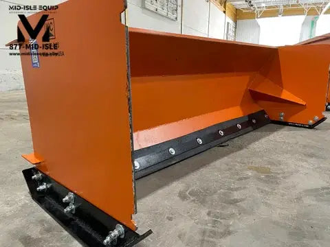 8' KC SNOW PUSHER FOR SKID STEER SSL ATTACH by KC Attachments