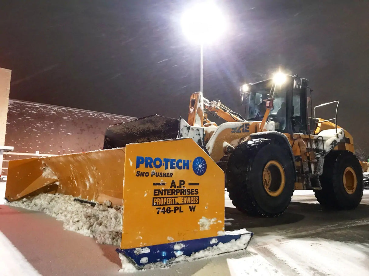 PRO-TECH SNOW PUSHER MADE IN USA 10YR WARRANTY