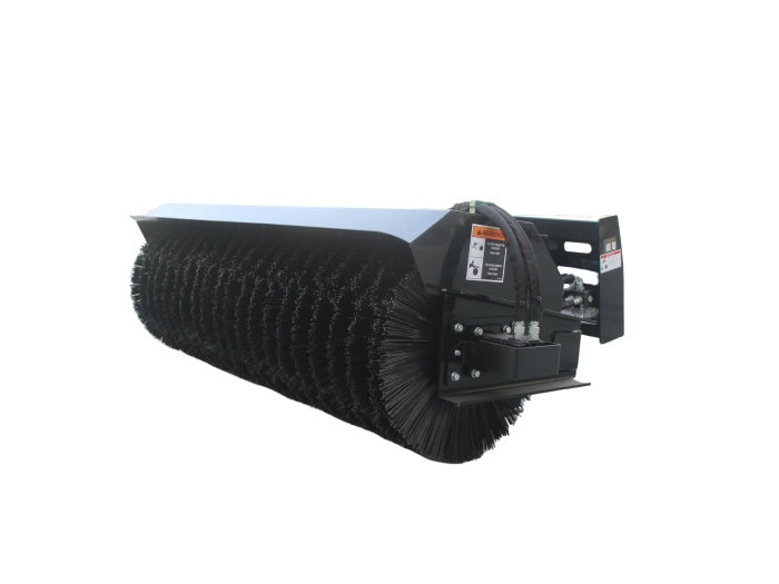 72" Wolverine HD Skid Steer Angle Brush Skid Steer Attachment