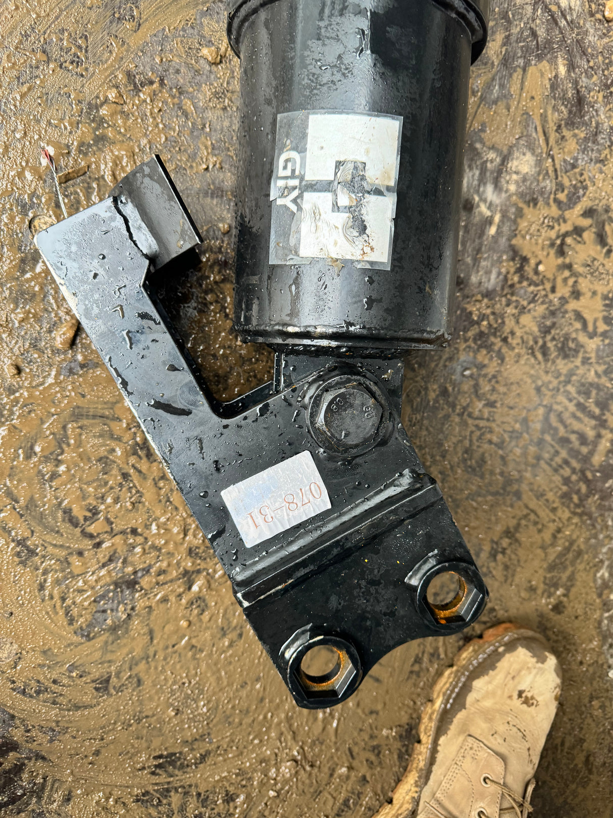 Hydraulic Wood Splitter for 1-ton Mini Excavator 25mm pins