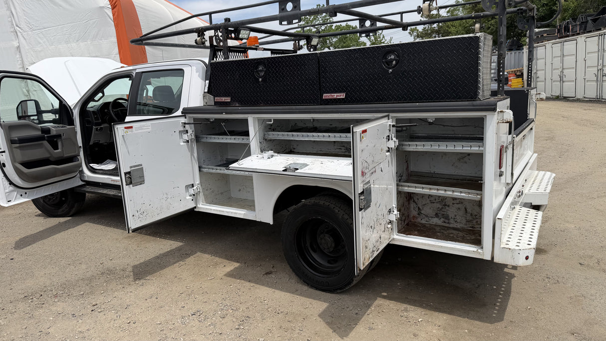 2019 Ford F550 XL Crew Cab 4X4 Power Stroke Diesel Utility Truck