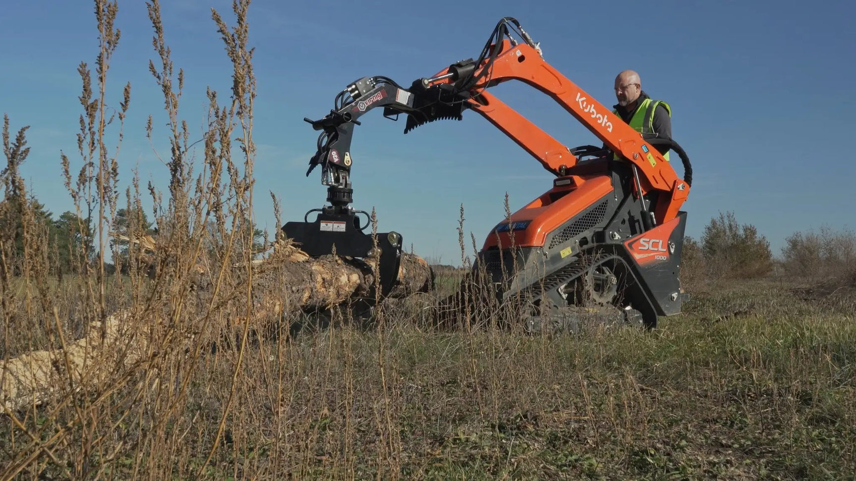 VIRNIG V20 MINI HYDRAULIC ROTATING LOG GRAPPLE by Virnig