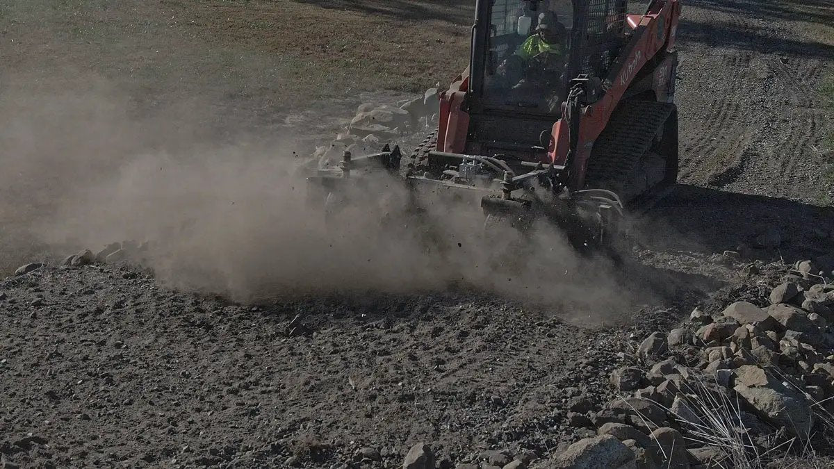 VIRNIG POWER RAKE SOIL CONDITIONER FOR SKID STEER by Virnig