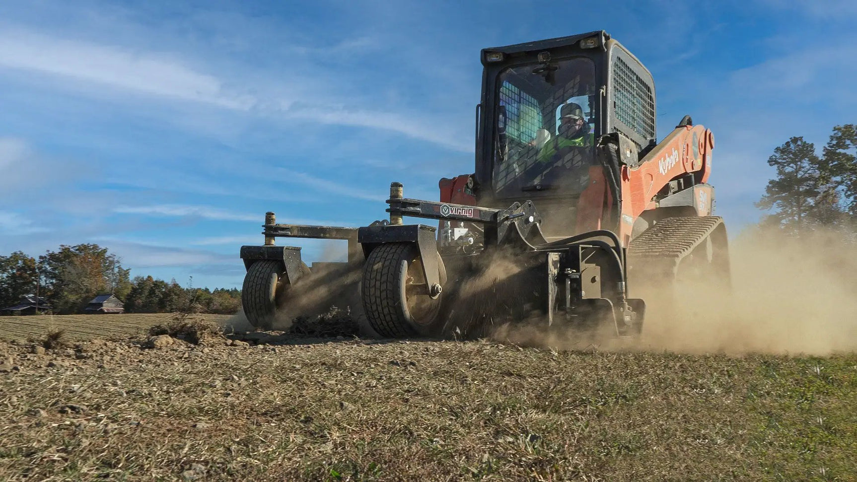VIRNIG POWER RAKE SOIL CONDITIONER FOR SKID STEER by Virnig