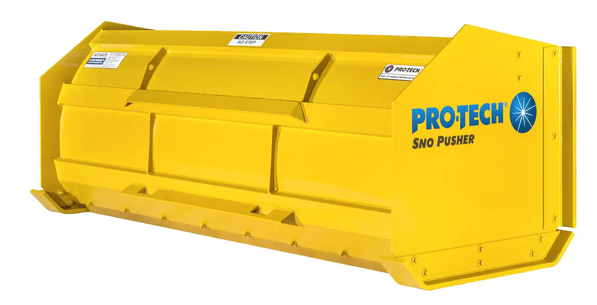 PRO-TECH SNOW PUSHER WITH PULL BACK 10YR WARRANTY
