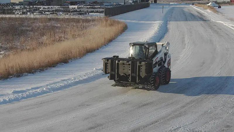 VIRNIG SALT SPREADER FOR SKID STEER by Virnig