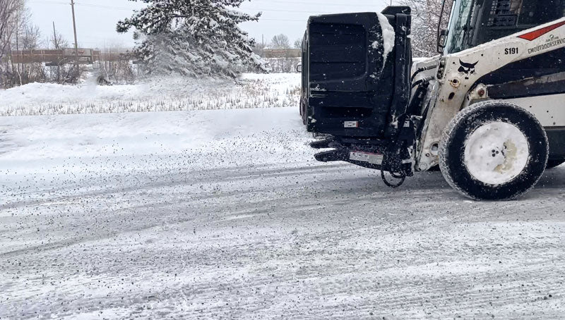 VIRNIG SALT SPREADER FOR SKID STEER