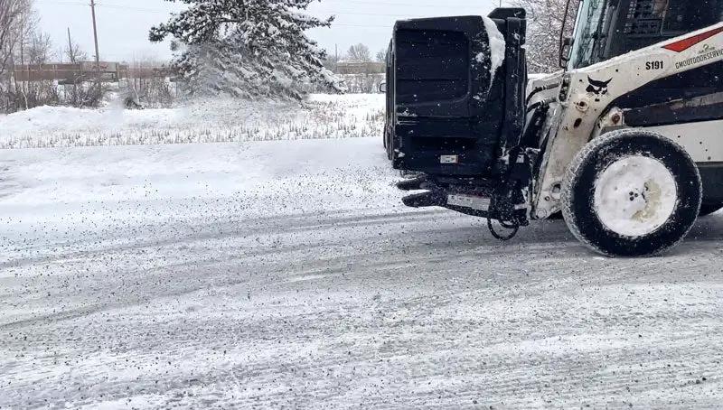 VIRNIG SALT SPREADER FOR SKID STEER by Virnig