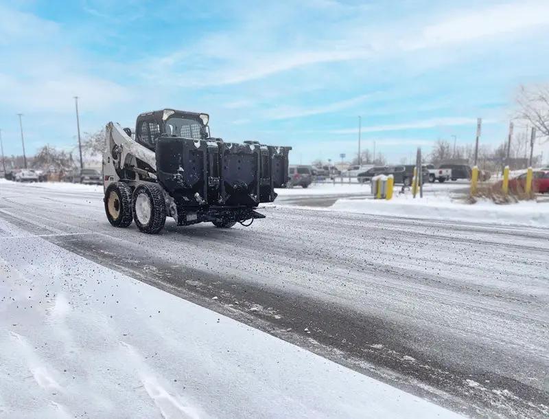 VIRNIG SALT SPREADER FOR SKID STEER by Virnig