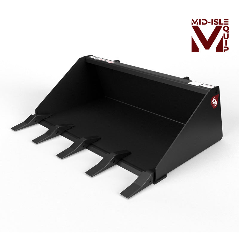VIRNIG 44" HIGH-CAPACITY BUCKET WITH TEETH FOR MINI SKID STEER by Virnig