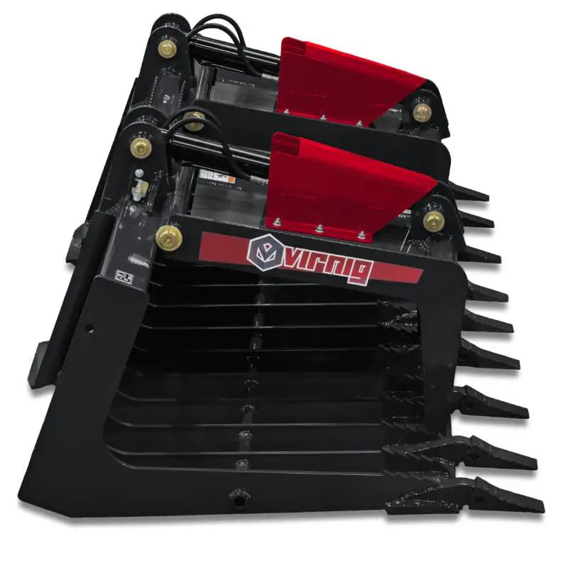 VIRNIG V50 SKELETON TOOTH GRAPPLE FOR SKID STEER by Virnig