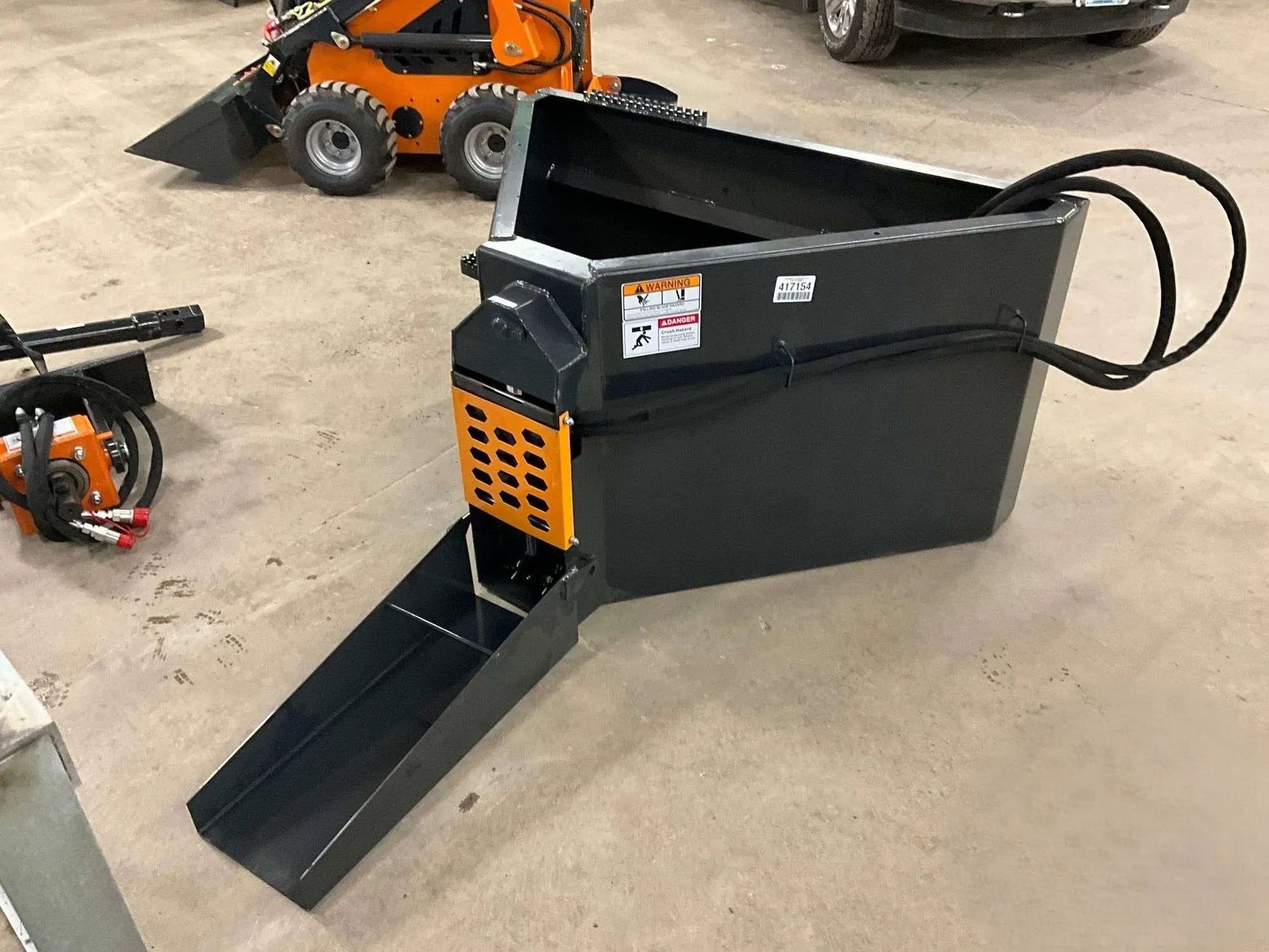 WOLVERINE CONCRETE CHUTE BUCKET FOR SKID STEER by Wolverine