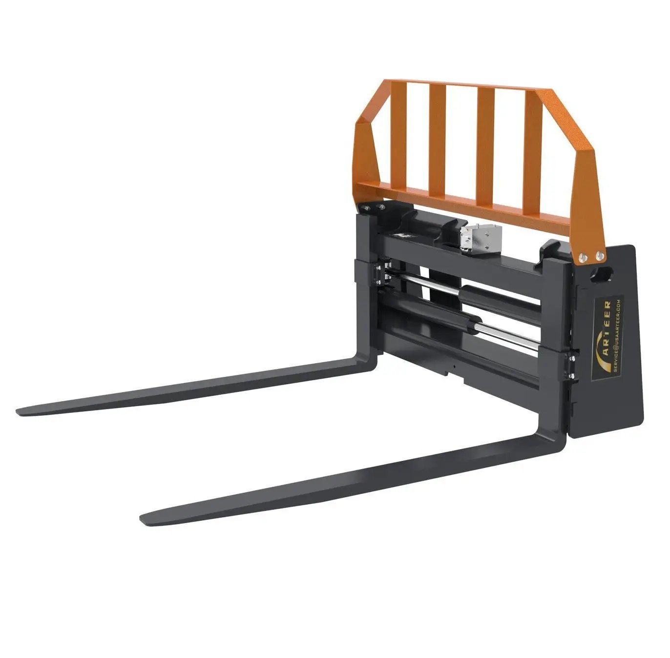 ARTEER 48" HYDRAULIC PALLET FORK ATTACHMENT FOR SKID STEER by Arteer Equipment