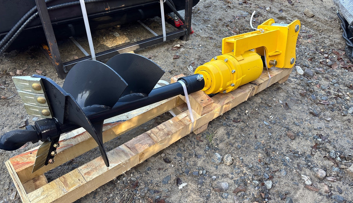 MINI EXCAVATOR AUGER ATTACHMENT