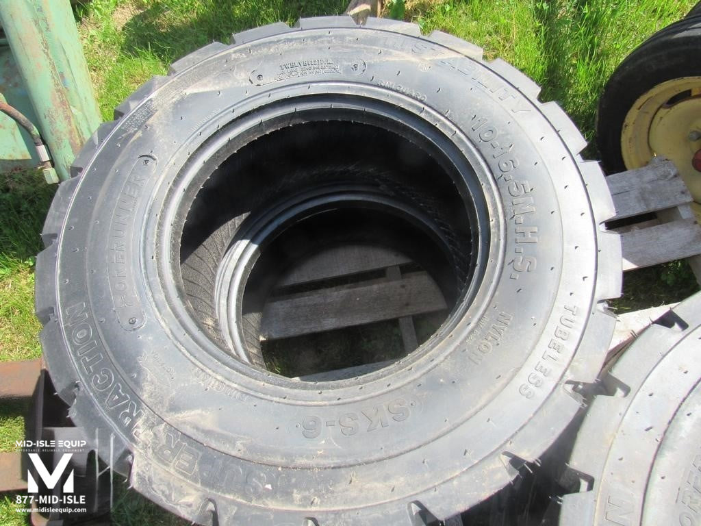 NEW 10-16.5 SKID STEER HD TIRES (4)