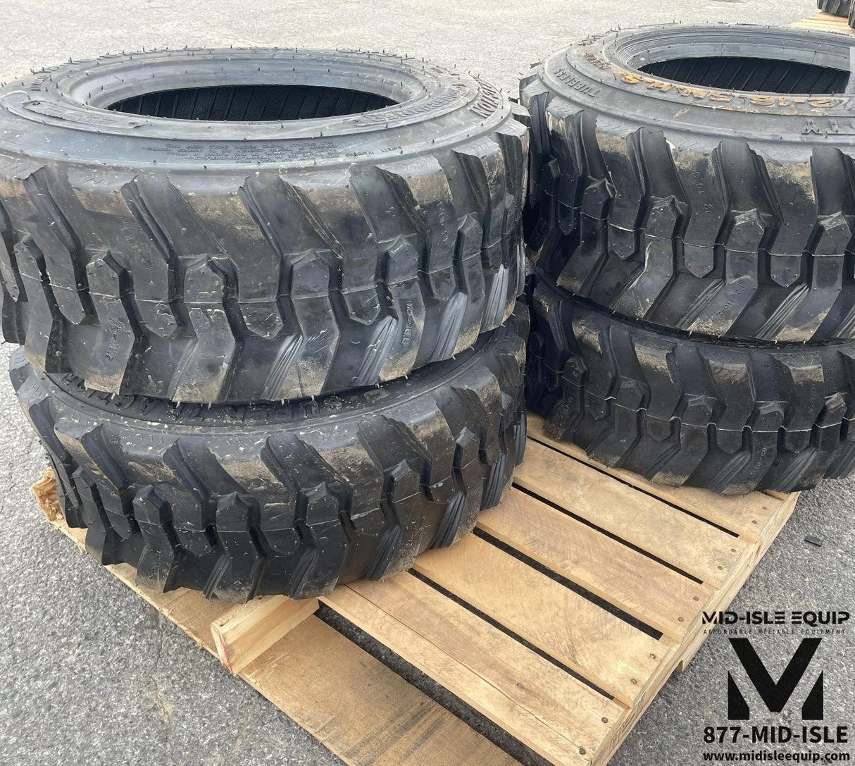 NEW SKID STEER TIRE SET 12-16.5 14 PLY