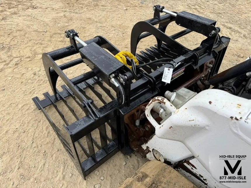 NEW 72" SKID STEER ROCK GRAPPLE BUCKET by Wildcat