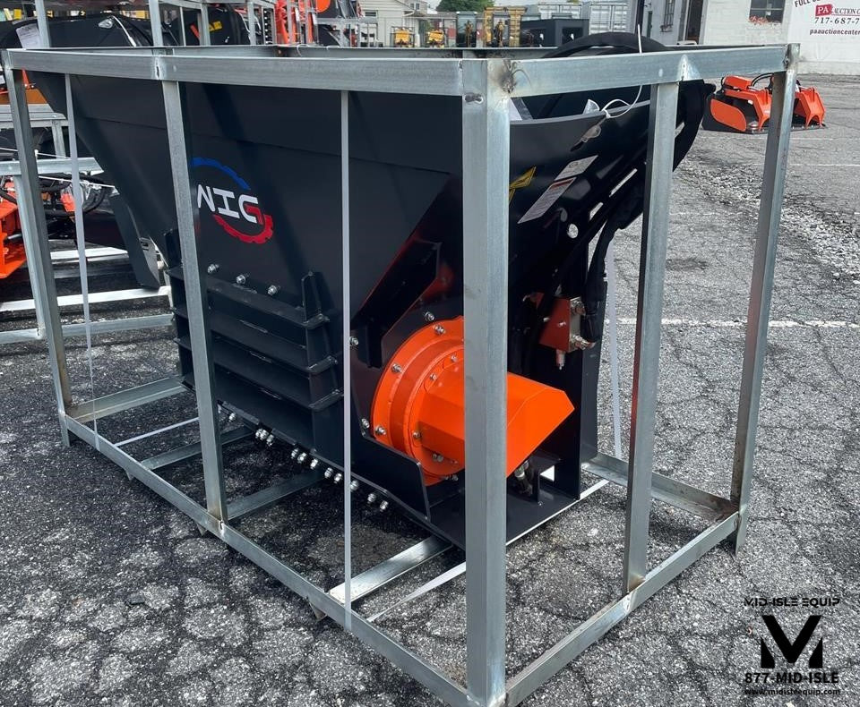 72" SKID STEER MATERIAL CRUSHER ATTACHMENT BLOCK CRUSHER