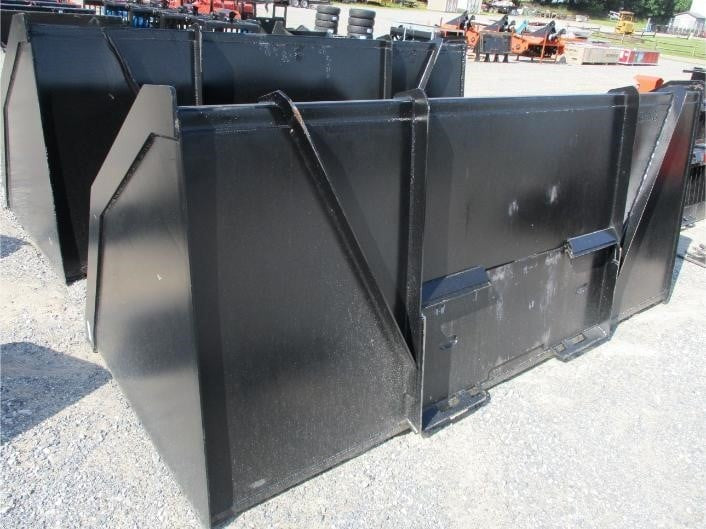 101" HIGH CAPACITY SKID STEER BUCKET FOR MULCH, SNOW, MANURE